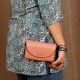 Handmade Blush Clutches Leather Versatile Compact Functional